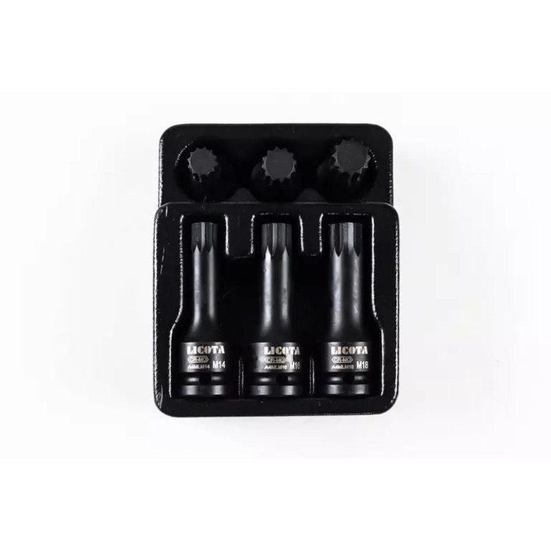 Набор головок Spline ударных для болта задней ступицы VAG Licota ATF-5214