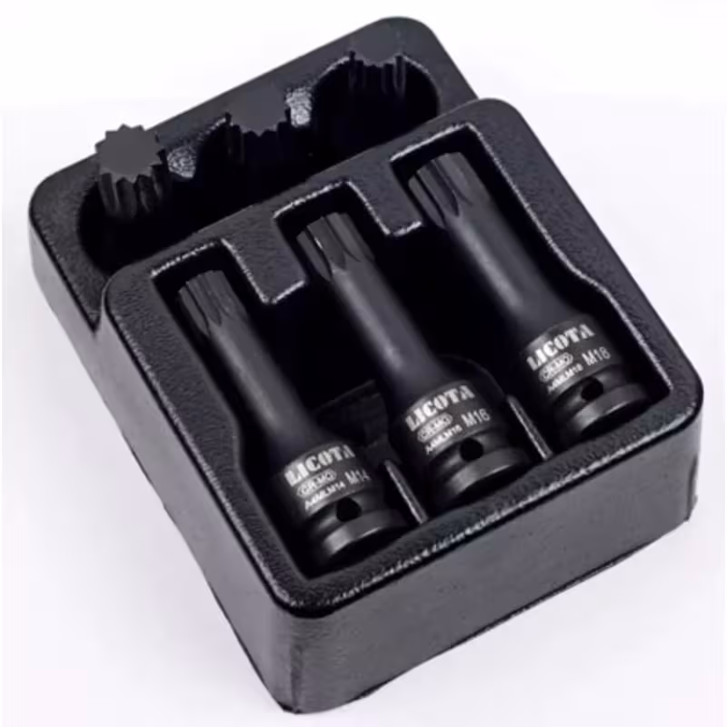 Набор головок Spline ударных для болта задней ступицы VAG Licota ATF-5214