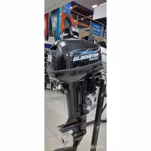 Мотор лодочный 2-тактный Gladiator G 9.9FHS (Б/У) 2018 г.в.