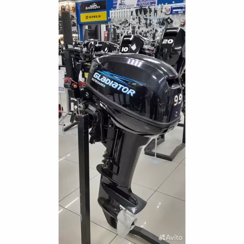 Мотор лодочный 2-тактный Gladiator G 9.9FHS (Б/У) 2018 г.в.