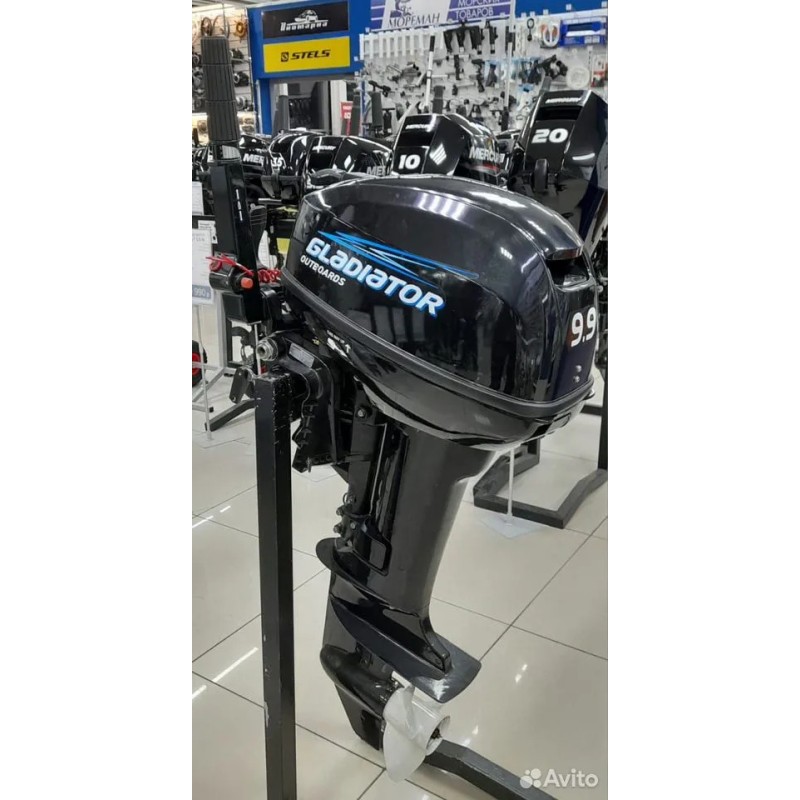 Мотор лодочный 2-тактный Gladiator G 9.9FHS (Б/У) 2018 г.в.