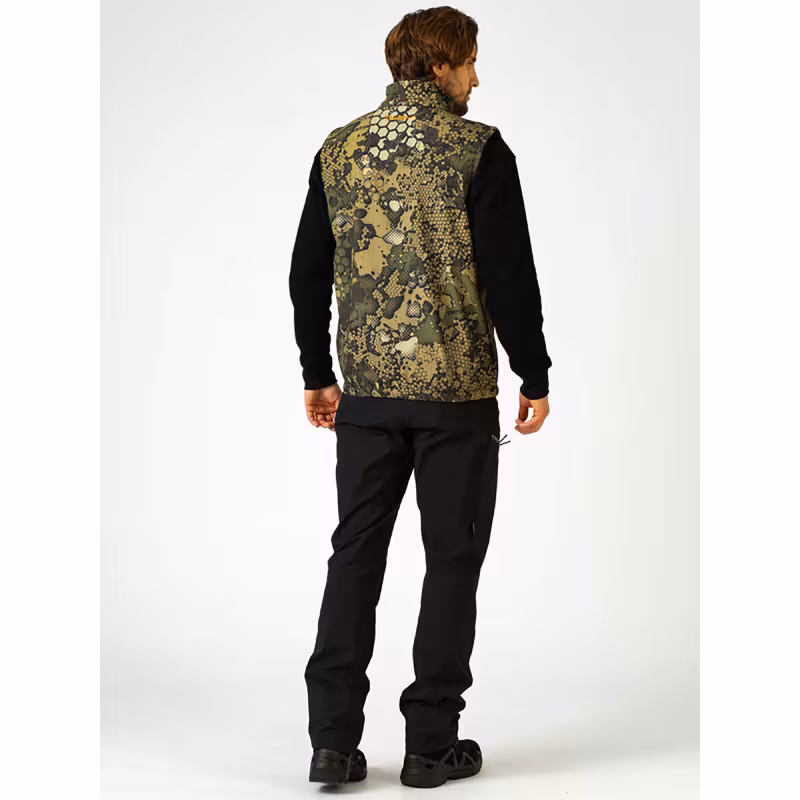 Жилет мужской Triton Gear Ridge, ткань Софтшелл, бежевый/зеленый, размер L