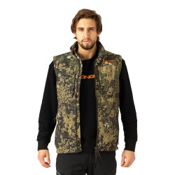 Жилет мужской Triton Gear Ridge, ткань Софтшелл, бежевый/зеленый, размер XL