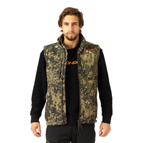 Жилет мужской Triton Gear Ridge, ткань Софтшелл, бежевый/зеленый, размер XL