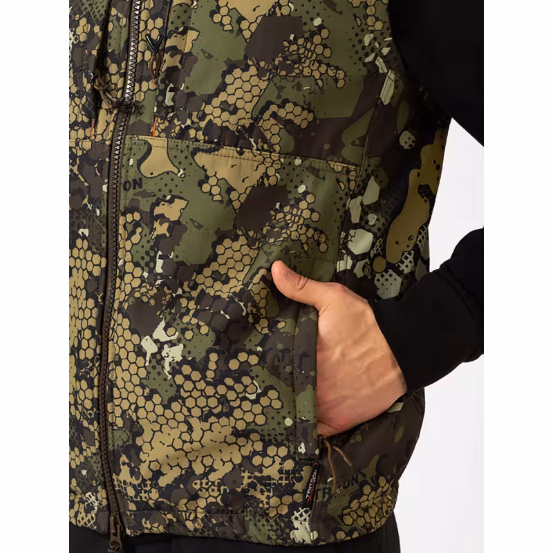 Жилет мужской Triton Gear Ridge, ткань Софтшелл, бежевый/зеленый, размер XXL