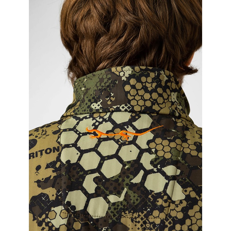 Жилет мужской Triton Gear Ridge, ткань Софтшелл, бежевый/зеленый, размер XXL