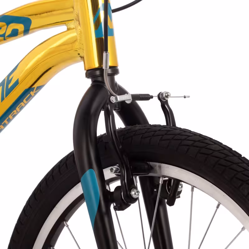 Велосипед Novatrack Prime ABV 20, 1 скорость,  золотой металлик