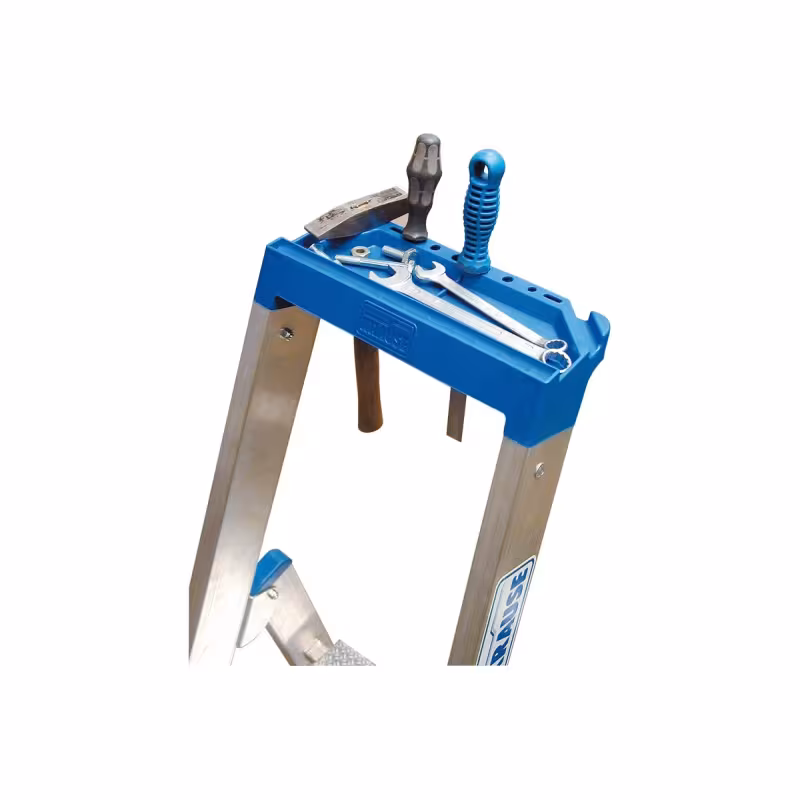 Стремянка односторонняя Krause Stabilo 124500, 3 ступени, 2.7 м