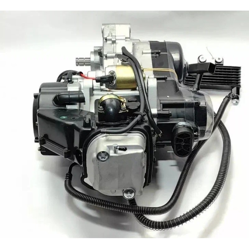Двигатель для квадроцикла 161QMK (вариатор + реверс + радиатор), 200 куб.см