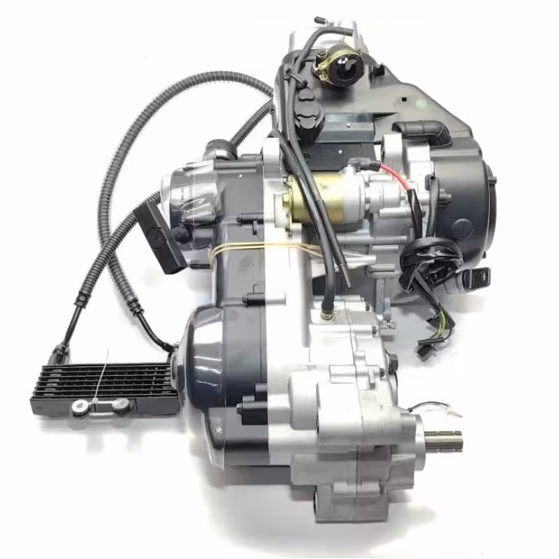 Двигатель для квадроцикла 161QMK (вариатор + реверс + радиатор), 200 куб.см