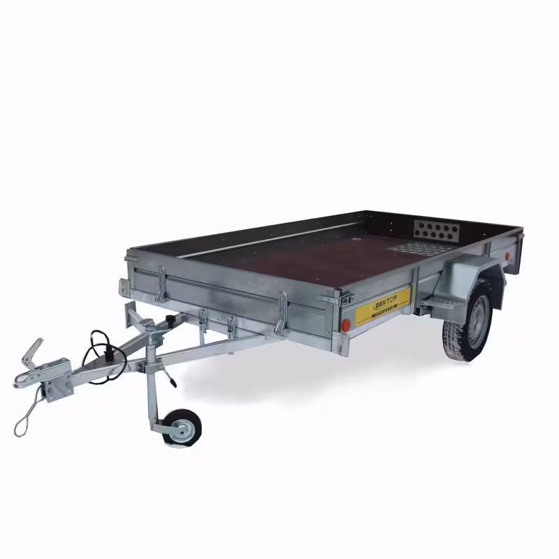 Прицеп бортовой одноосный Вектор Лав 81011С Евро, высокий борт