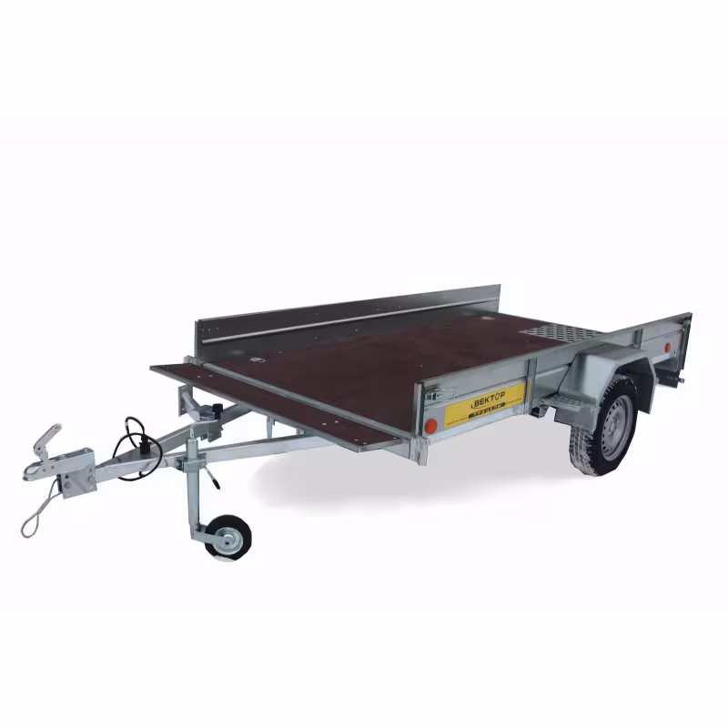 Прицеп бортовой одноосный Вектор Лав 81011С Евро, высокий борт