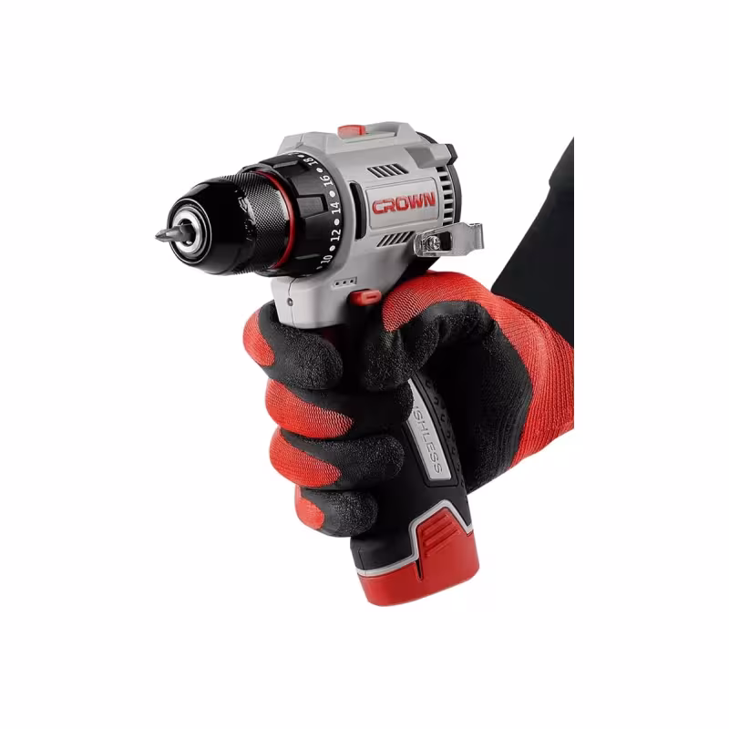 Дрель-шуруповерт аккумуляторная Crown CT21129HMX-2 BMC