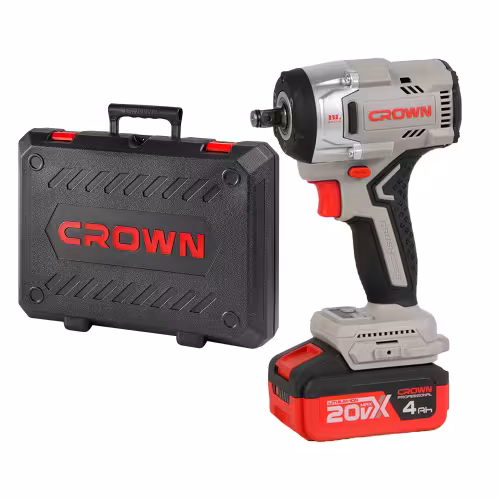 Гайковерт аккумуляторный ударный Crown CT22062HX-4 BMC