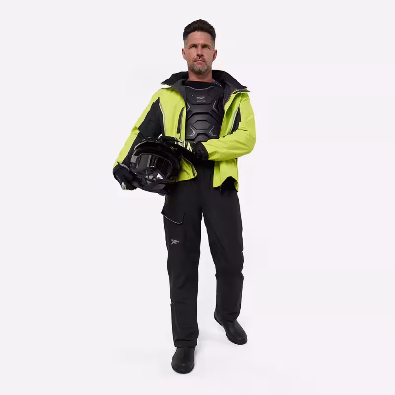 Костюм мужской Finntrail Rider 3475 Yellow, мембрана Hard-Tex, желтый, размер 42-44 (XS), 160-170 см