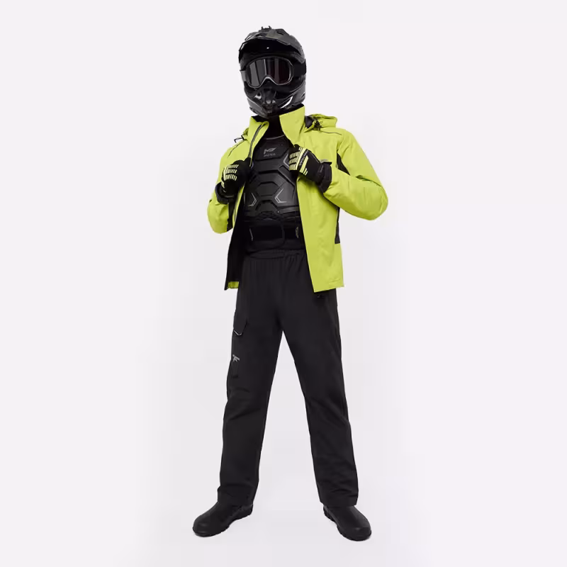 Костюм мужской Finntrail Rider 3475 Yellow, мембрана Hard-Tex, желтый, размер 54-56 (XL), 180-190 см