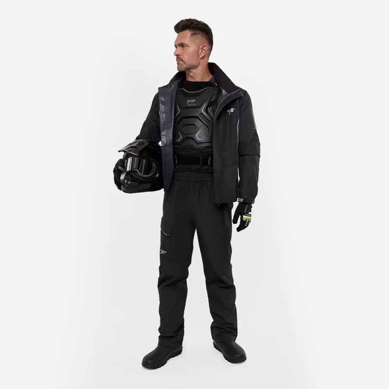 Костюм мужской Finntrail Rider 3475 Graphite, мембрана Hard-Tex, черный, размер 50-52 (L), 175-185 см