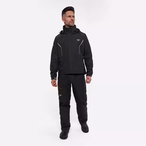 Костюм мужской Finntrail Rider 3475 Graphite, мембрана Hard-Tex, черный, размер 58-60 (LK), 175-185 см