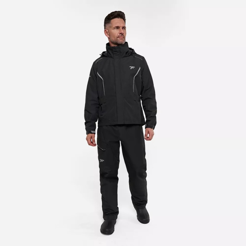 Костюм мужской Finntrail Rider 3475 Graphite, мембрана Hard-Tex, черный, размер 58-60 (LK), 175-185 см