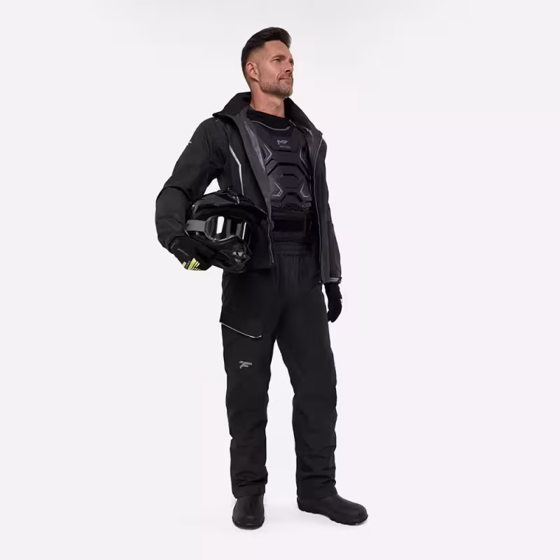 Костюм мужской Finntrail Rider 3475 Graphite, мембрана Hard-Tex, черный, размер 58-60 (LK), 175-185 см