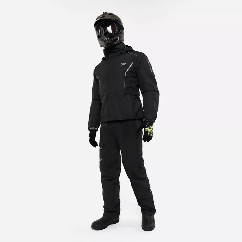 Костюм мужской Finntrail Rider 3475 Graphite, мембрана Hard-Tex, черный, размер 58-60 (LK), 175-185 см