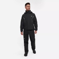 Костюм мужской Finntrail Rider 3475 Graphite, мембрана Hard-Tex, черный, размер 54-56 (XL), 180-190 см
