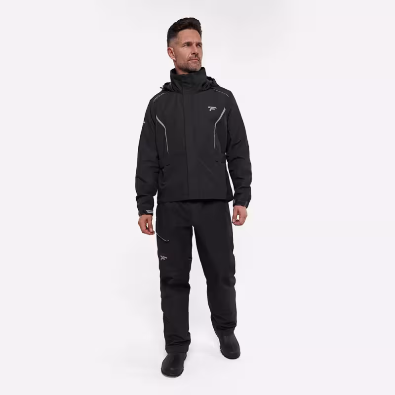 Костюм мужской Finntrail Rider 3475 Graphite, мембрана Hard-Tex, черный, размер 54-56 (XL), 180-190 см