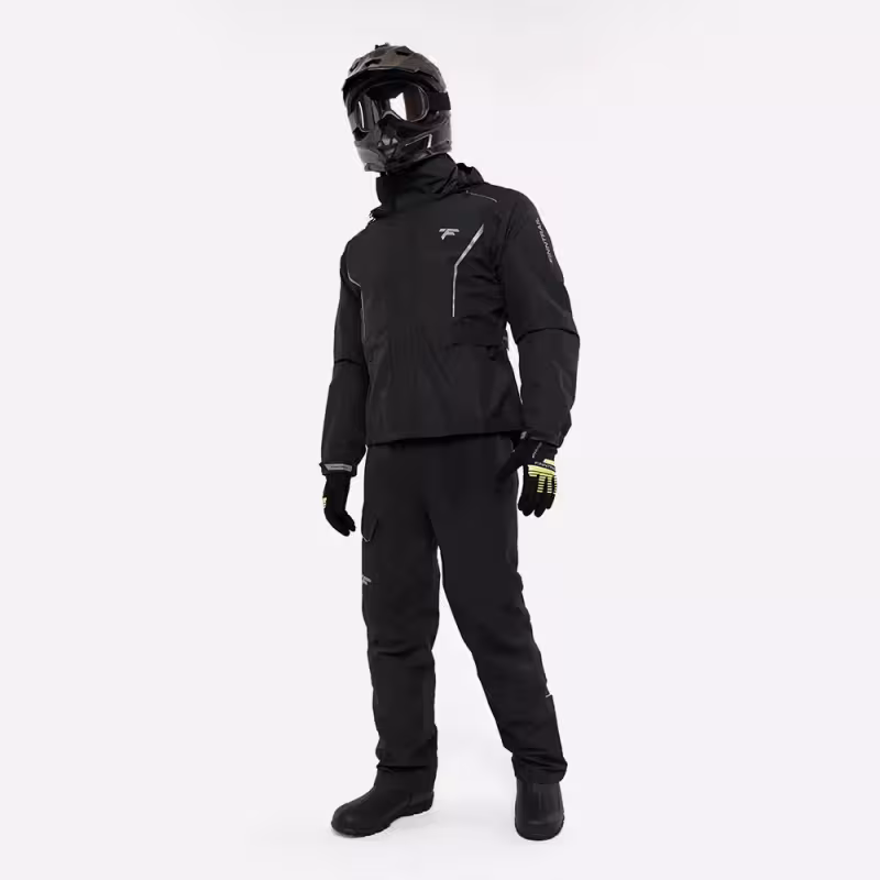 Костюм мужской Finntrail Rider 3475 Graphite, мембрана Hard-Tex, черный, размер 58-60 (XXL), 185-195 см