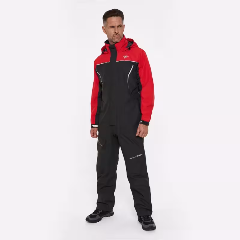 Комбинезон мужской Finntrail Rider 2508 Red, мембрана Hard-Tex, красный, размер 54-56 (XL), 180-190 см