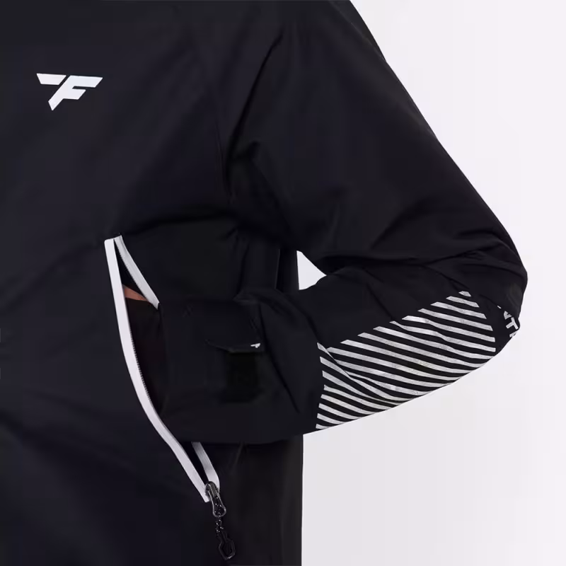 Плащ-дождевик Finntrail DryCoat 4020 Graphite, мембрана Hard-Tex, черный, размер 44-46 (S), 165-175 см