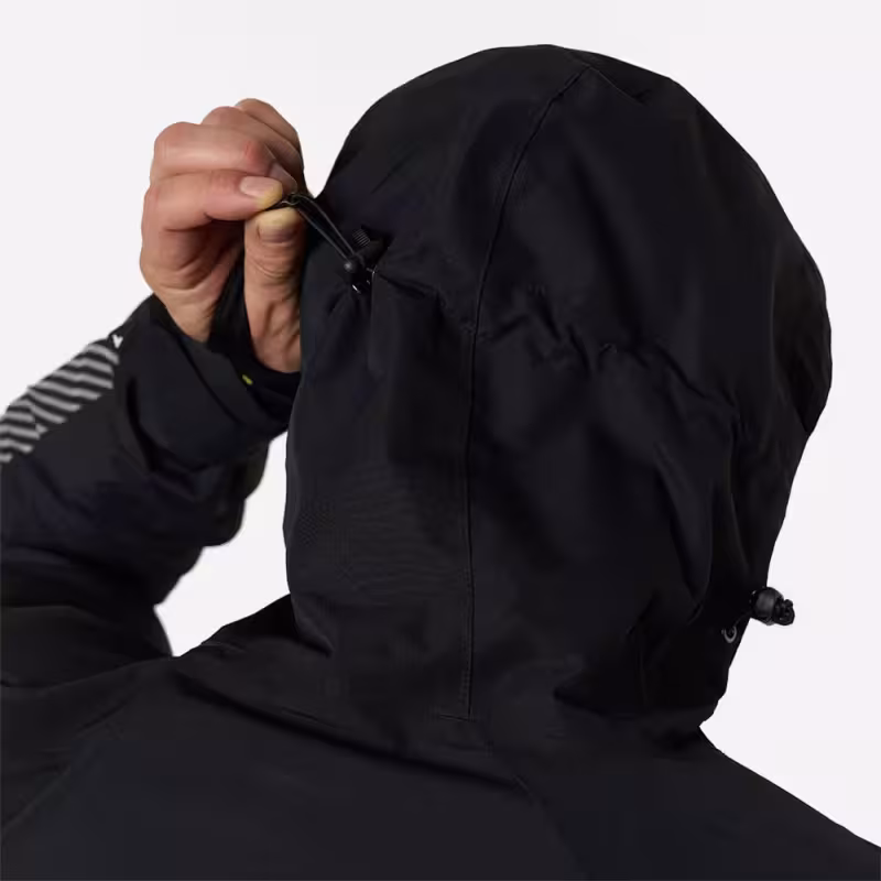 Плащ-дождевик Finntrail DryCoat 4020 Graphite, мембрана Hard-Tex, черный, размер 44-46 (S), 165-175 см