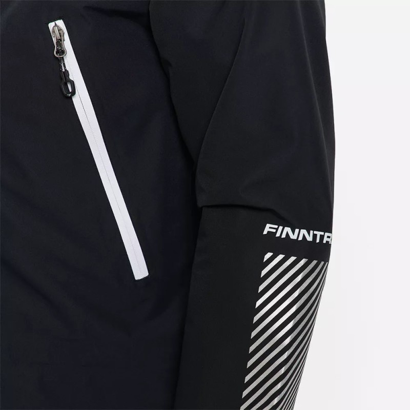 Плащ-дождевик Finntrail DryCoat 4020 Graphite, мембрана Hard-Tex, черный, размер 48-50 (M), 170-180 см