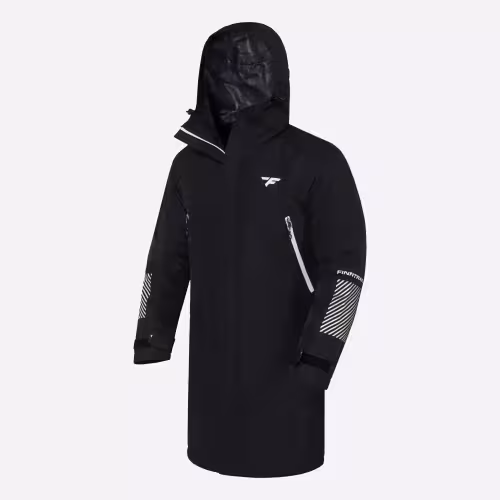 Плащ-дождевик Finntrail DryCoat 4020 Graphite, мембрана Hard-Tex, черный, размер 50-52 (L), 175-185 см