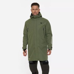 Плащ-дождевик Finntrail DryCoat 4020 Khaki, мембрана Hard-Tex, хаки, размер 50-52 (L), 175-185 см