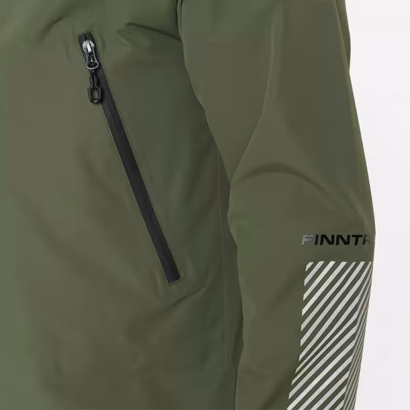 Плащ-дождевик Finntrail DryCoat 4020 Khaki, мембрана Hard-Tex, хаки, размер 54-56 (XL), 180-190 см