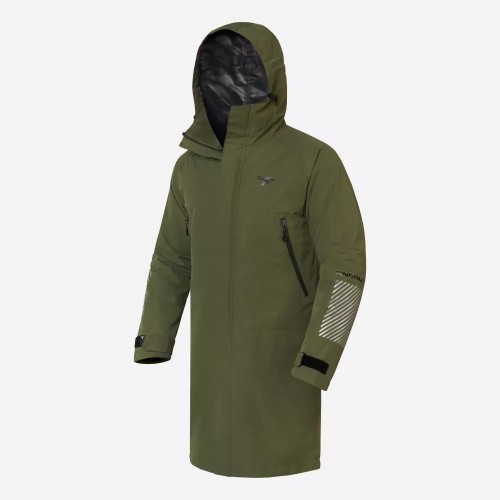 Плащ-дождевик Finntrail DryCoat 4020 Khaki, мембрана Hard-Tex, хаки, размер 58-60 (XXL), 185-195 см