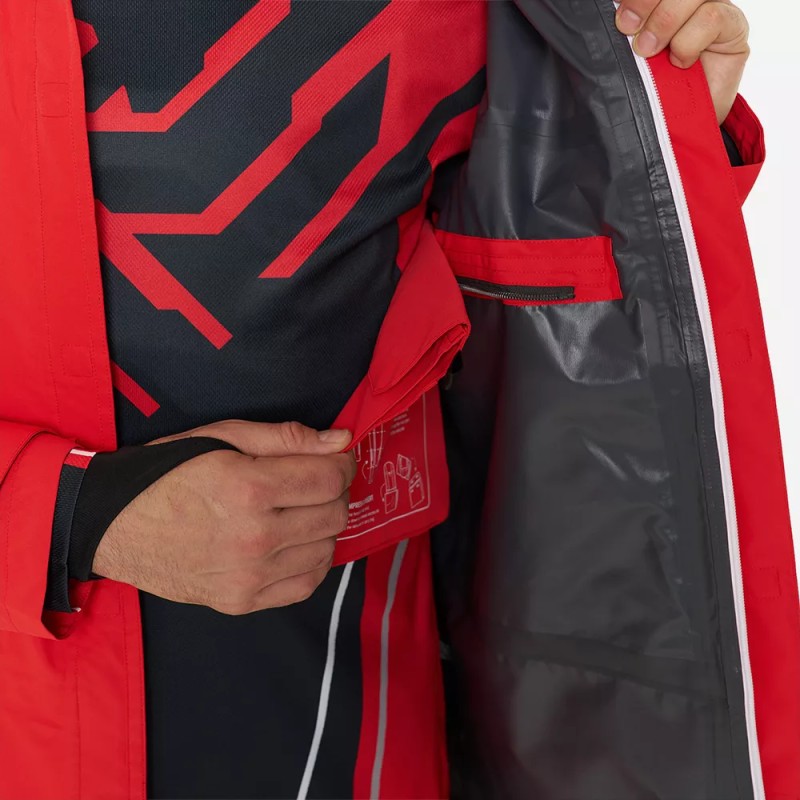 Плащ-дождевик Finntrail DryCoat 4020 Red, мембрана Hard-Tex, красный, размер 62-64 (XXXL), 190-200 см