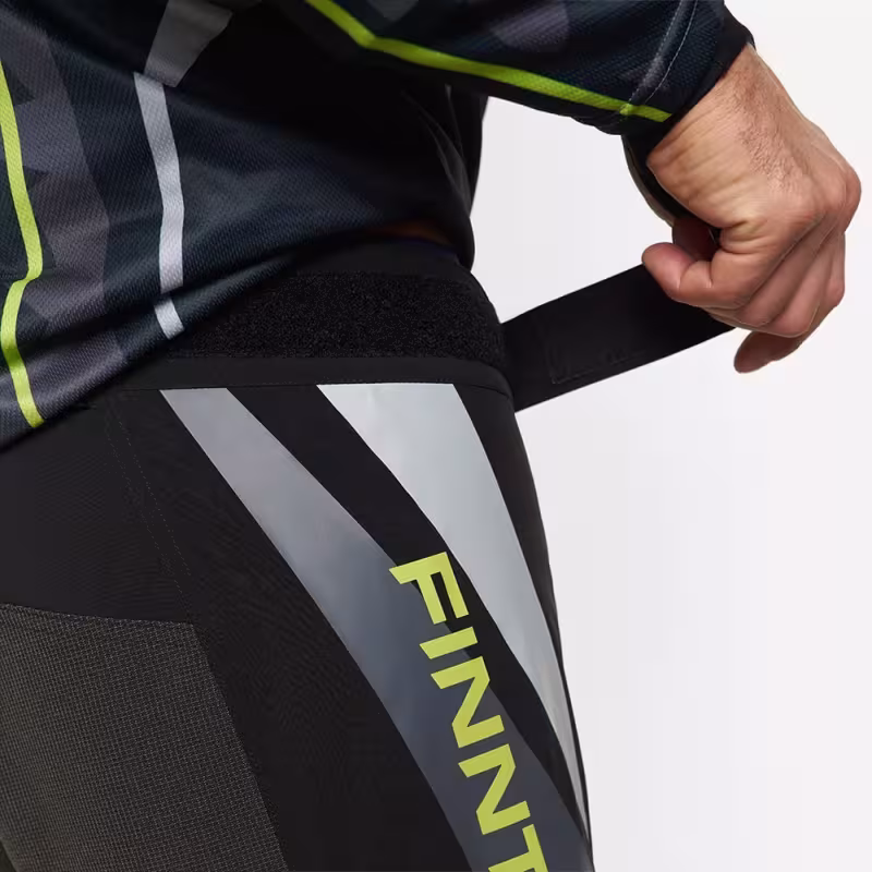 Мотобрюки мужские Finntrail Enduro 4610 Graphite, полиэстер, черный, размер 44-46 (S), 165-175 см