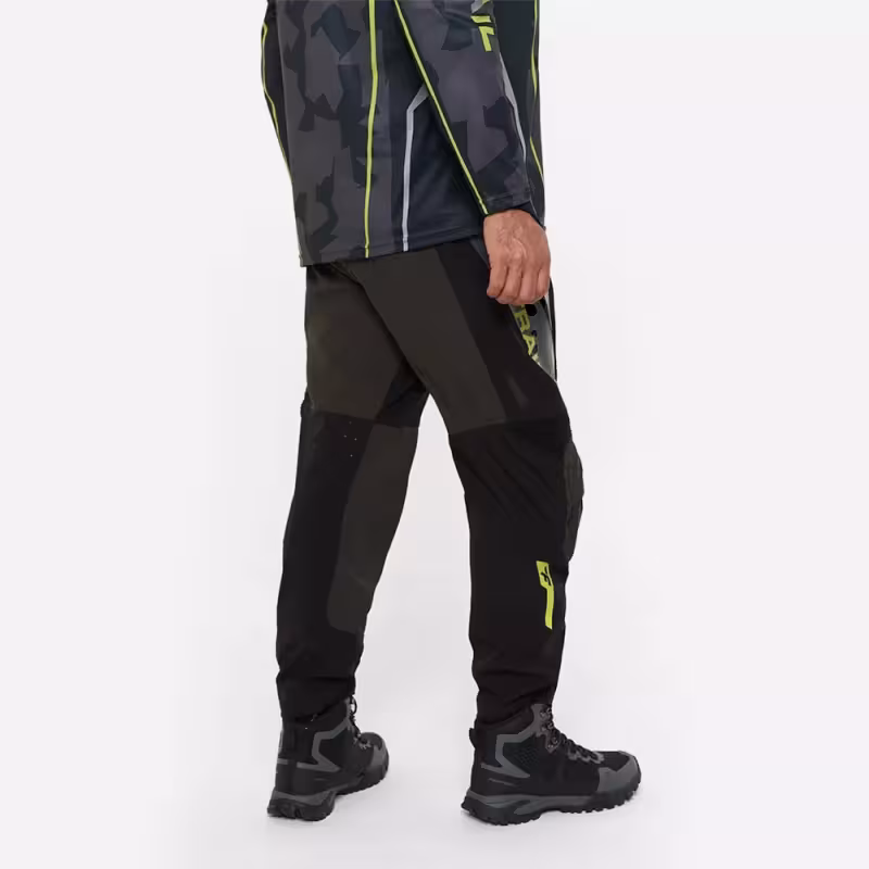 Мотобрюки мужские Finntrail Enduro 4610 Graphite, полиэстер, черный, размер 54-56 (XL), 180-190 см