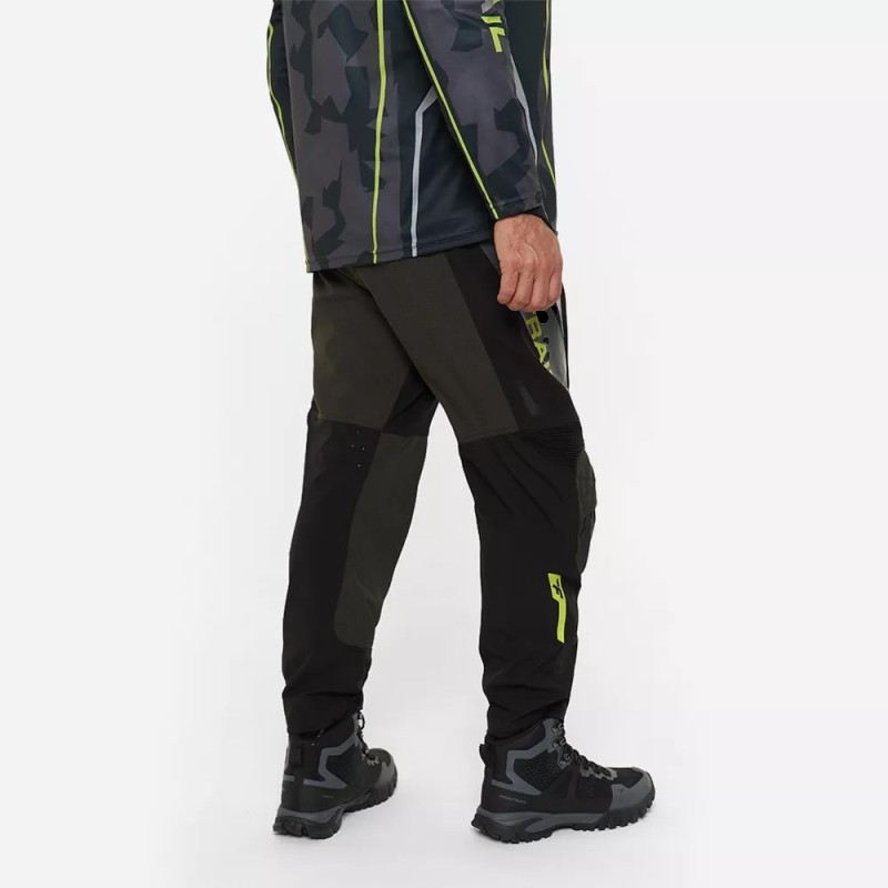 Мотобрюки мужские Finntrail Enduro 4610 Graphite, полиэстер, черный, размер 58-60 (XXL), 185-195 см