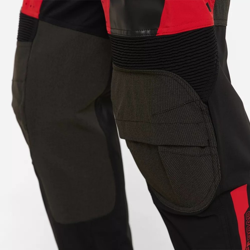 Мотобрюки мужские Finntrail Enduro 4610 Red, полиэстер, красный, размер 50-52 (L), 175-185 см