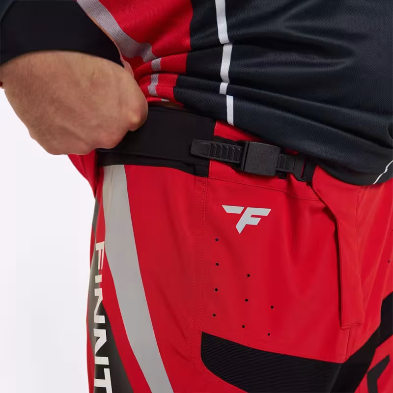 Мотобрюки мужские Finntrail Enduro 4610 Red, полиэстер, красный, размер 62-64 (XXXL), 190-200 см