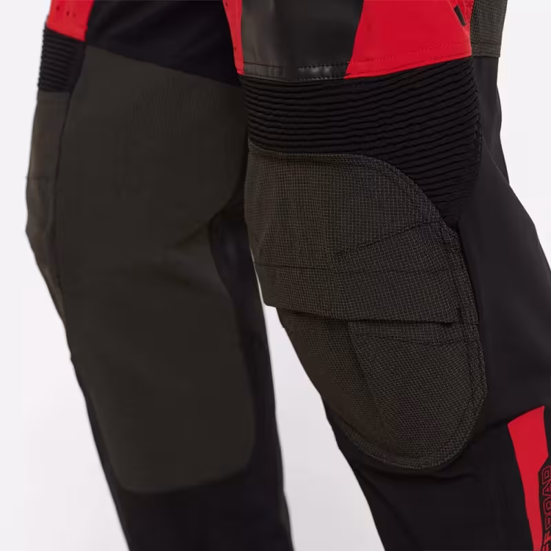 Мотобрюки мужские Finntrail Enduro 4610 Red, полиэстер, красный, размер 62-64 (XXXL), 190-200 см