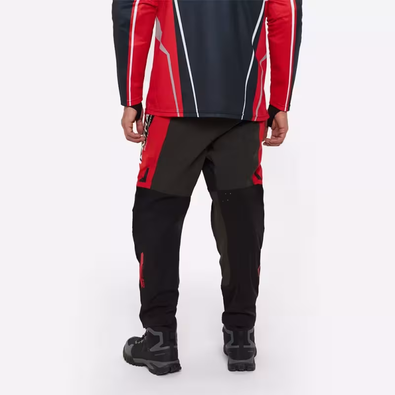 Мотобрюки мужские Finntrail Enduro 4610 Red, полиэстер, красный, размер 62-64 (XXXL), 190-200 см