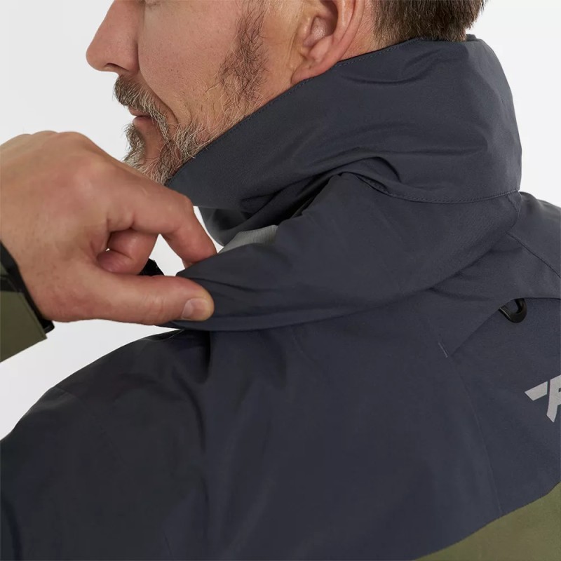 Куртка забродная мужская Finntrail Proguide 4031 Khaki, мембрана Hard-Tex, хаки, размер 54-56 (MK), 170-180 см