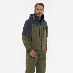 Куртка забродная мужская Finntrail Proguide 4031 Khaki, мембрана Hard-Tex, хаки, размер 50-52 (L), 175-185 см
