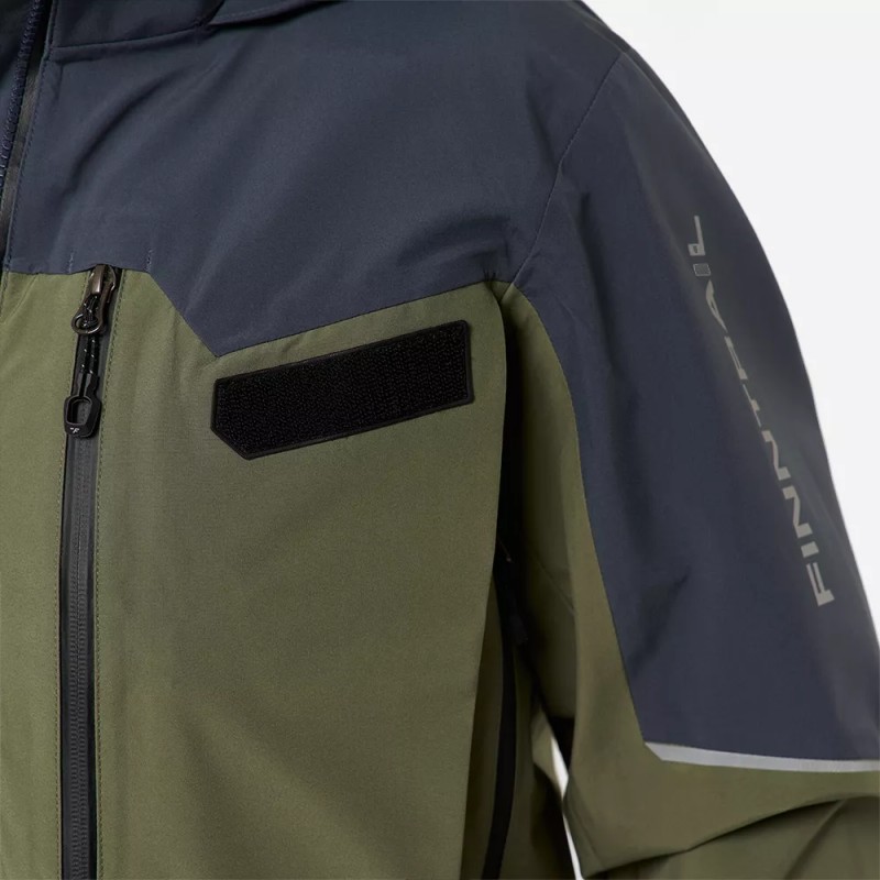 Куртка забродная мужская Finntrail Proguide 4031 Khaki, мембрана Hard-Tex, хаки, размер 58-60 (XXL), 185-195 см