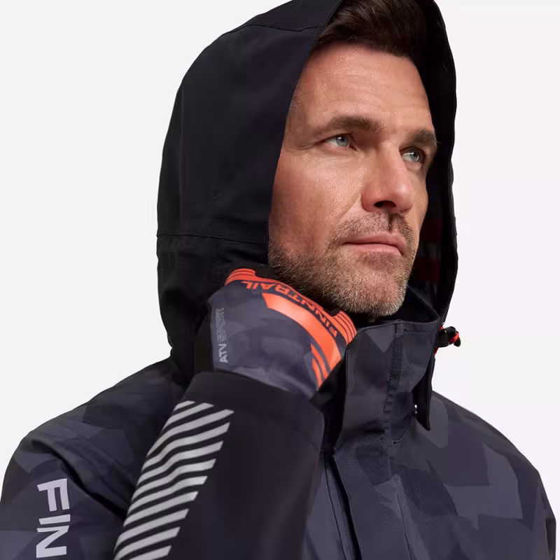 Куртка забродная мужская Finntrail Speedmaster 4026 CamoShadowBlack, черный, размер 54-56 (XL), 180-190 см