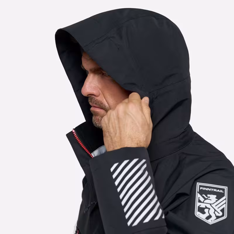 Куртка забродная мужская Finntrail Speedmaster 4026 Graphite, черный, размер 54-56 (MK), 170-180 см