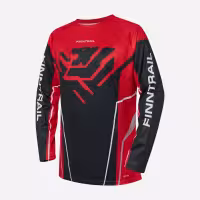 Джерси мужское Finntrail Jersey 6600 Red, полиэстер, красный, размер 44-46 (S), 165-175 см